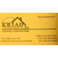 Kriad Construction Co., Inc. Logo