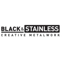 Black & Stainless Creative Metalwork Logo