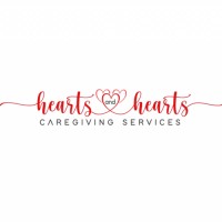 Hearts and Hearts Caregiving Services Logo