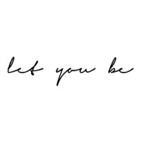 Let You Be Logo