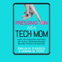 Pressing ON™ as a Tech Mom Logo