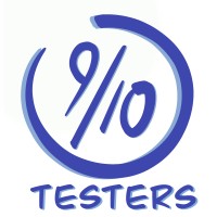 9 out of 10 testers Logo