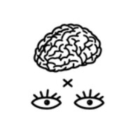 Brain X Eyes Logo