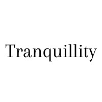 Tranquillity Logo