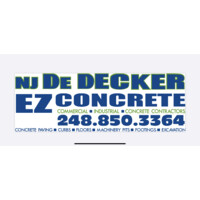NJDeDecker EZ Concrete Logo