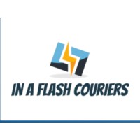 In a Flash Couriers, LLC Logo