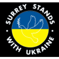Surrey Stands With Ukraine Logo