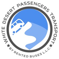 White Desert Passengers Transport Logo
