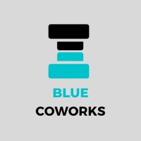 Blue Coworks and Coliving Logo
