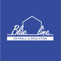Blue Line Drywall & Builders Logo