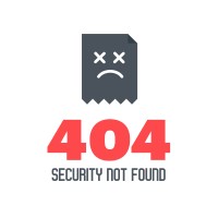 404 Security Not Found Logo