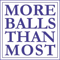 More Balls Than Most - (online) teambuilding spellen en edutainment. Logo