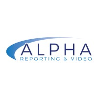 Alpha Reporting & Video Logo
