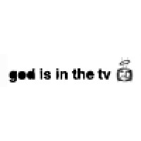 God Is In The TV Zine Logo