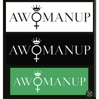 AWOMANUP Logo