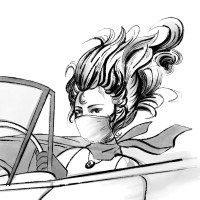 Barberetta Hair - The COVID Coif Project - Mobile Hairstyling, Safely, Indoors & Out Logo