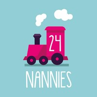 24NANNIES • Professional Nanny Care Logo