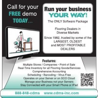 CDMS Inc. (Carpet Dealer Management System) Logo