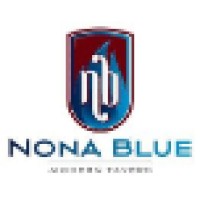 Nona Blue Modern Tavern Logo