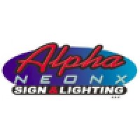 Alpha Neonx Sign & lighting Logo