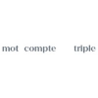 Mot Compte Triple Logo