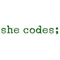 she codes; Logo