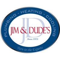 Jim & Dudes Plumbing, Heating, Cooling Logo