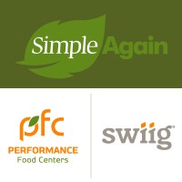 Simple Again (Performance Food Centers & swiig) Logo