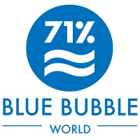 Blue Bubble World Logo
