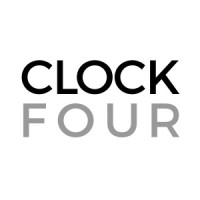 Clock Four, a Hero Digital Company Logo