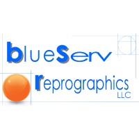 BLUESERV REPROGRAPHICS Logo