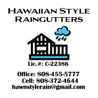 Hawaiian Style Raingutters INC Logo