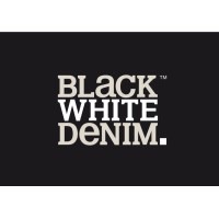 Black White Denim Logo